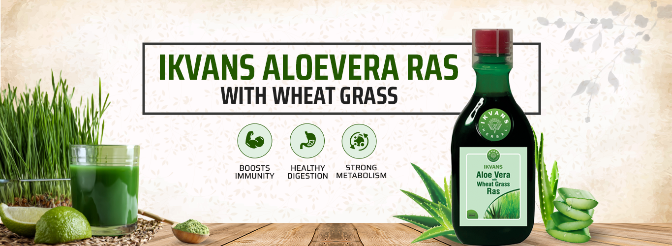 Ikvans Aloevera Ras with Wheat Grass